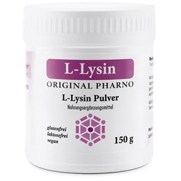 Pharno L-Lysin Pulver 150 g – Essenzielle Aminosäure, vegan und ohne Zusatzstoffe – Bild 1 von 3