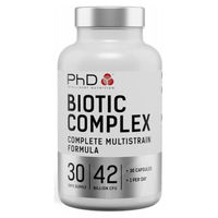Produktbild von PhD Biotic Complex Probiotika mit Vitaminen und Mineralien Kapseln für Sportler 30 Stück