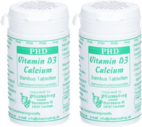 PHD Vitamin D3 Calcium Kieselerde Tabletten – Bild 1 von 1