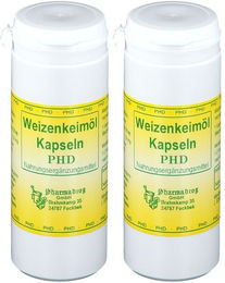 PHD Weizenkeimöl mit Vitamin E Kapseln 200 Stück – Bild 1 von 1