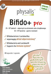 Physalis Bifido+ Pro Kapseln zur Unterstützung der Darmflora vegan 30 Stück – Bild 1 von 1