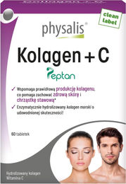 Physalis Fischkollagen Typ I mit Vitamin C 60 Tabletten – Bild 1 von 2