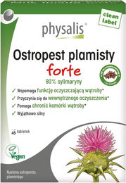 Physalis Fleckiger Mariendistel Forte Tabletten mit pflanzlichem Ursprung 45 Stück – Bild 1 von 2