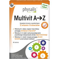 Produktbild von Physalis Multivitamin Multivit A–Z Tabletten 45 Stück