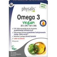 Produktbild von Physalis Omega-3 Vegan 30 Kapseln