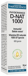 PHYSIOMANCE D-NAT 1000 Tropfen mit Vitamin D3 für Kinder, bio und ohne Zusatzstoffe, 20 ml – Bild 1 von 1