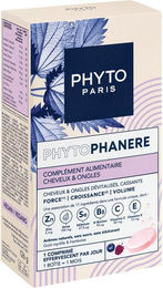 Phyto Paris Phytophanere Haare und Nägel Brausetabletten mit Biotin, Zink und Selen, vegan und zuckerfrei, 30 Stück – Bild 1 von 4