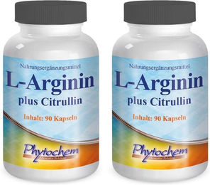 Phytochem Arginin & Citrullin Kapseln vegan ohne Zusatzstoffe – Bild 1 von 1