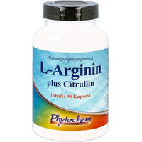 Produktbild von Phytochem Arginin und Citrullin Kapseln vegan ohne Zusatzstoffe 90 Stück