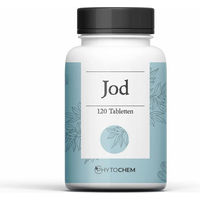 Produktbild von Phytochem Jod Tabletten mit Kelp Braunalge vegan ohne Zusatzstoffe 120 Stück