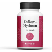Produktbild von Phytochem Kollagen und Hyaluron Kapseln mit Rinderkollagen ohne Zusatzstoffe 60 Kapseln