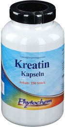 Phytochem Kreatin Monohydrat Kapseln vegan ohne Zusatzstoffe 250 Stück – Bild 1 von 2