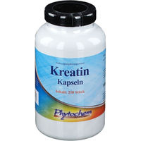 Produktbild von Phytochem Kreatin Monohydrat Kapseln vegan ohne Zusatzstoffe 250 Stück