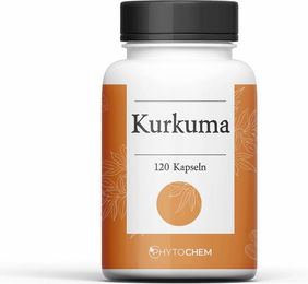 Phytochem Kurkuma Kapseln vegan ohne Zusatzstoffe 120 Stück – Bild 1 von 1