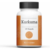 Produktbild von Phytochem Kurkuma Kapseln vegan ohne Zusatzstoffe 120 Stück