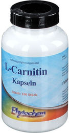 Phytochem L-Carnitin Kapseln vegan ohne Zusatzstoffe – Bild 1 von 2