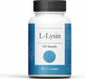 Phytochem L-Lysin Kapseln vegan ohne Zusatzstoffe 120 Stück – Bild 1 von 1