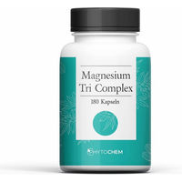 Produktbild von Phytochem Magnesium Tri Complex Kapseln vegan ohne Zusatzstoffe 180 Stück