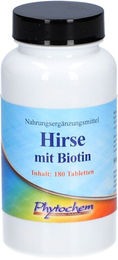 Phytochem Nutrition Hirse & Biotin Komplex Tabletten vegan ohne Zusatzstoffe 180 Stück – Bild 1 von 1