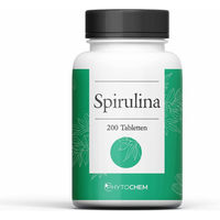 Produktbild von Phytochem Spirulina Tabletten vegan glutenfrei und laktosefrei ohne Zusatzstoffe