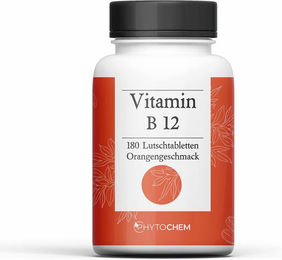 Phytochem Vitamin B12 Lutschtabletten vegan zuckerfrei ohne Zusatzstoffe 180 Stück – Bild 1 von 1