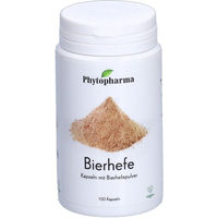Produktbild von PHYTOPHARMA Bierhefe mit Biotin Kapseln vegan und laktosefrei