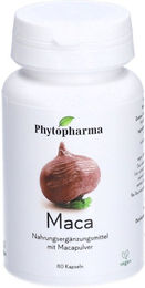 PHYTOPHARMA Maca Kapseln vegan vegetarisch laktosefrei und glutenfrei – Bild 1 von 1