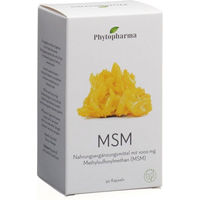 Produktbild von PHYTOPHARMA MSM Kapseln vegan laktosefrei und glutenfrei