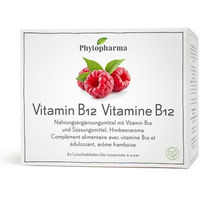 Produktbild von PHYTOPHARMA Vitamin B12 Lutschtabletten vegan laktosefrei glutenfrei 60 Stück