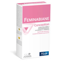 Produktbild von PiLeJe Lactibiane Feminabiane Conception Kapseln für Frauen, Schwangere und Stillende