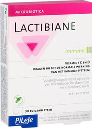 Pileje Lactibiane Immuno Lutschtabletten ohne Gelatine 30 Stück – Bild 1 von 1