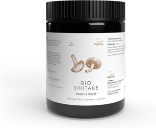 Pilze Wohlrab Bio Shiitake Pilze Pulver vegan glutenfrei laktosefrei ohne Zusatzstoffe – Bild 1 von 1
