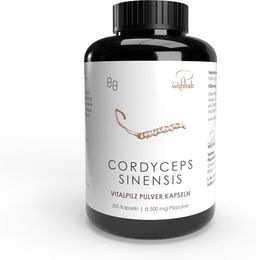 Pilze Wohlrab Cordyceps sinensis BIO Kapseln vegan ohne Zusatzstoffe – Bild 1 von 2