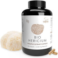 Produktbild von PILZEWOHLRAB Hericium Bio Extraktkapseln vegan glutenfrei laktosefrei