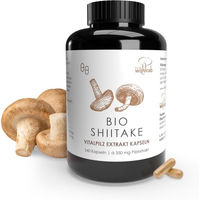 Produktbild von PILZEWOHLRAB Shiitake Bio Extrakt Kapseln vegetarisch glutenfrei 240 Stück