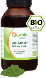 Piowald BIO Kamut Weizengrassaft Pulver glutenfrei vegan – Bild 1 von 1