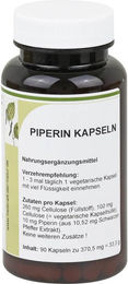 Piperin Schwarz Pfeffer Ex Kapseln von Reinhildis-Apotheke – Bild 1 von 1