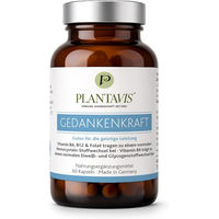 Produktbild von PlantaVis Gedankenkraft Kräuter-Komplex mit Rosmarin und B-Komplex Kapseln pflanzlicher Ursprung 60 Stück
