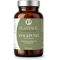Produktbild von PlantaVis KnackPunkt Q10 Komplex mit Ubiquinon aus pflanzlichem Ursprung 60 Kapseln