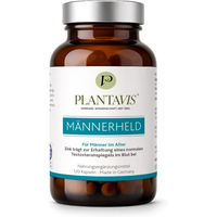Produktbild von PlantaVis MännerHeld Prosta Kapseln mit Brennnessel vegan ohne Zusatzstoffe 120 Stück