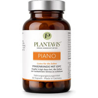 Produktbild von PlantaVis Piano Pinienrinde mit OPC Kapseln vegan 60 Stück