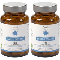 Produktbild von PlantaVis Sorge Wohl Jod mit Kelp Braunalge Vegan Kapseln 120 Stück für Erwachsene