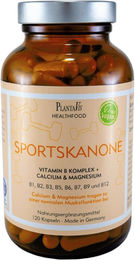 PlantaVis Sportskanone B-Komplex Kapseln ohne Gelatine für Sportler 120 Stück – Bild 1 von 2