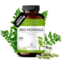 Produktbild von PlantDEA Bio Moringa Kapseln vegan hochdosiert 180 Stück