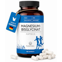 Produktbild von PlantDEA Magnesium Bisglycinat Kapseln 180 Stück vegan und ohne Zusatzstoffe