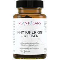 Produktbild von plantoCAPS PHYTOFERRIN +C Eisen Pur Vegan Kapseln 60 Stück