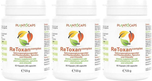 plantoCAPS ReToxan complex Superfood-Mischung Kapseln 180 Stück – Bild 1 von 2