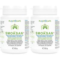 Produktbild von plantoCAPS SMOKSAN + Kombipräparat Kapseln 120 Stück