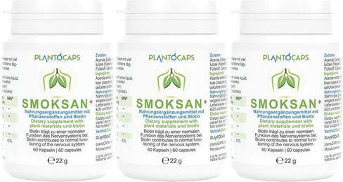 plantoCAPS SMOKSAN + Kombipräparat Kapseln 180 Stück – Bild 1 von 1