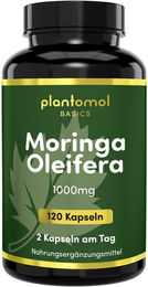 plantomol Basics Moringa Oleifera Kapseln vegan ohne Zusatzstoffe 120 Stück – Bild 1 von 2